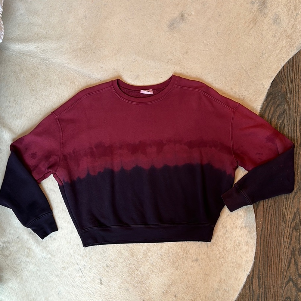 Re/Done Ombre Tie Dye Sweatshirt